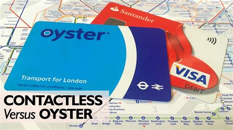 contactless and oyster fares